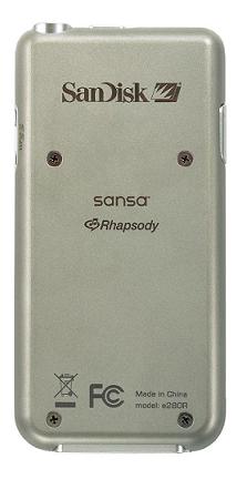 Sandisk SANSA e250R Rhapsody